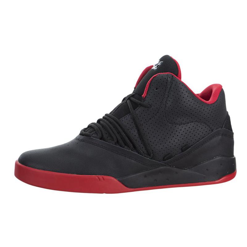 Buty Supra ESTABAN - Sneakersy Damskie - Czarne Czerwone (RYXW-47158)